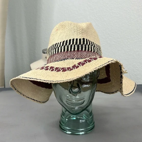 Zara | Accessories | Zara Straw Patterned Hat | Poshmark display picture 2